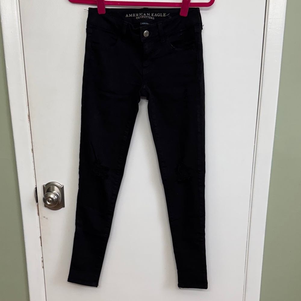 American Eagle Outfitters Women's Black Skinny Jeans